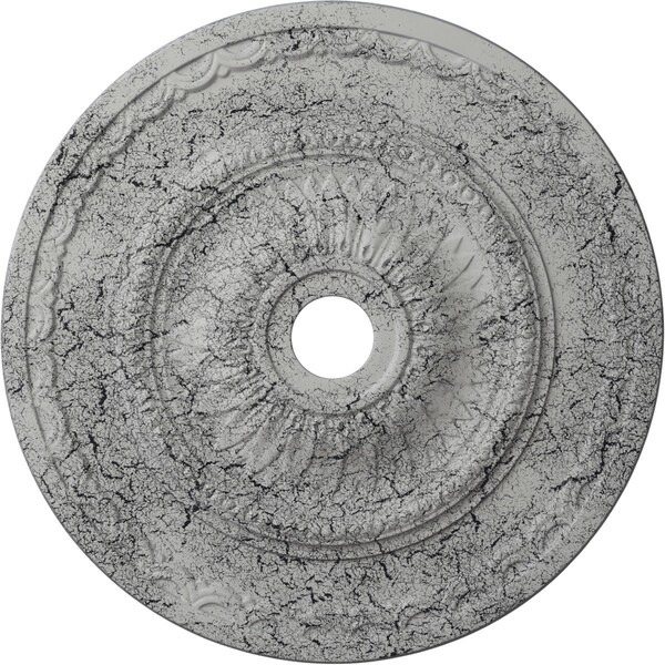 Ekena Millwork Sunflower Medallion (Canopies up to 5 5/8"), 29 1/2"OD x 3 5/8"ID x 1 5/8"P, Ultra Pure White CM29SFUWC - main